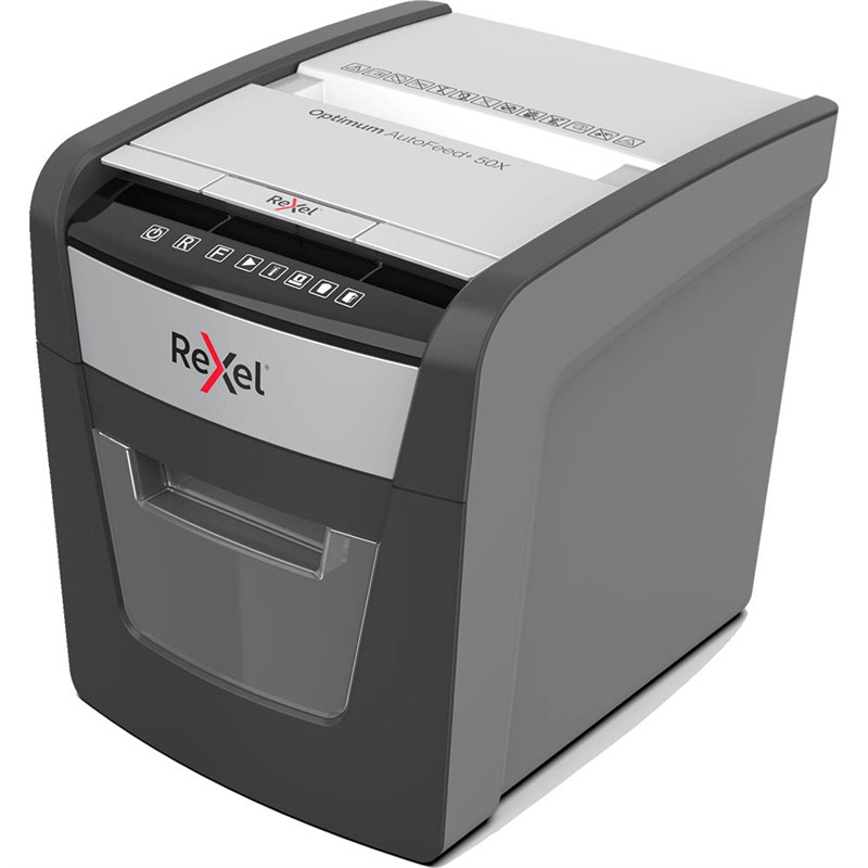 REXEL 50X OPTIMUM AUTO CROSS CUT SHREDDER