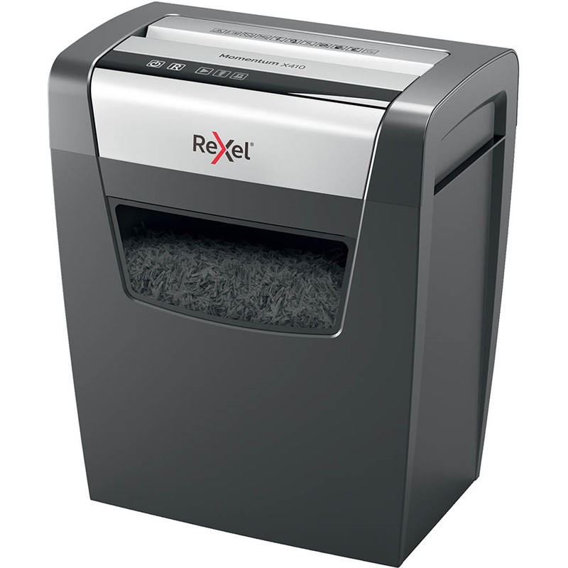REXEL MOMENTUM X410 MANUAL FEED CROSS CUT SHREDDER