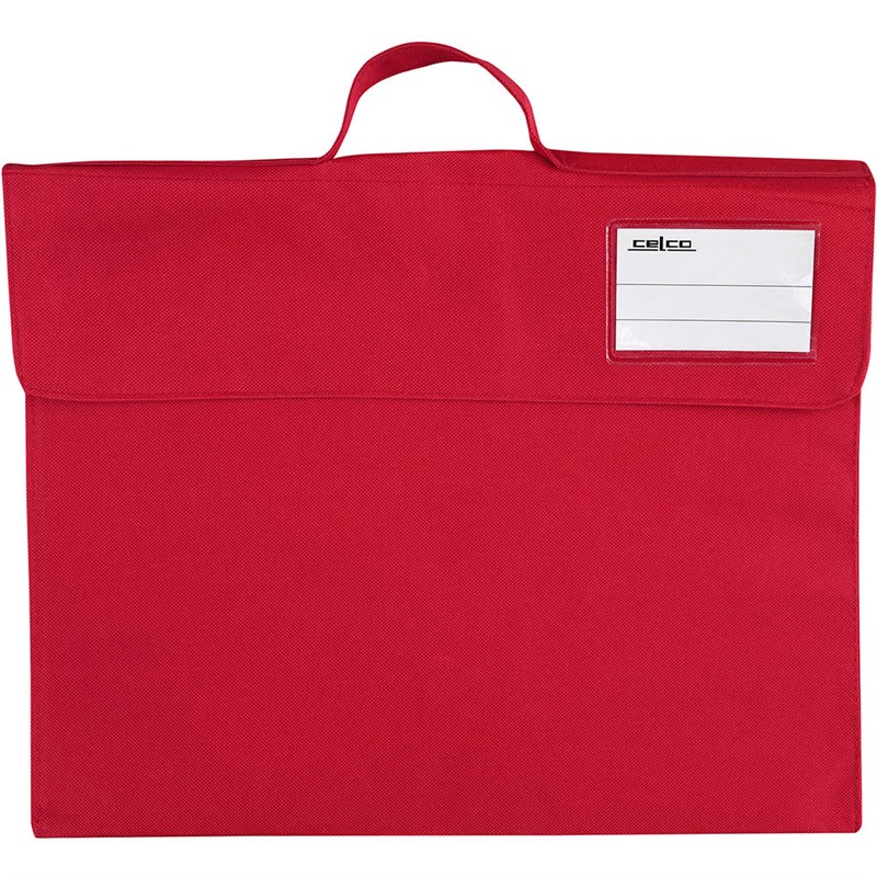 CELCO LIBRARY BAG 290 X 370MM RED