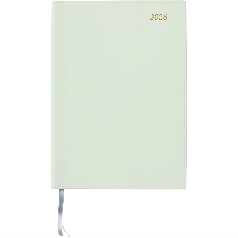 CUMBERLAND 47SSHGR SOHO SPIRAL DIARY PVC WEEK TO VIEW A4 SAGE