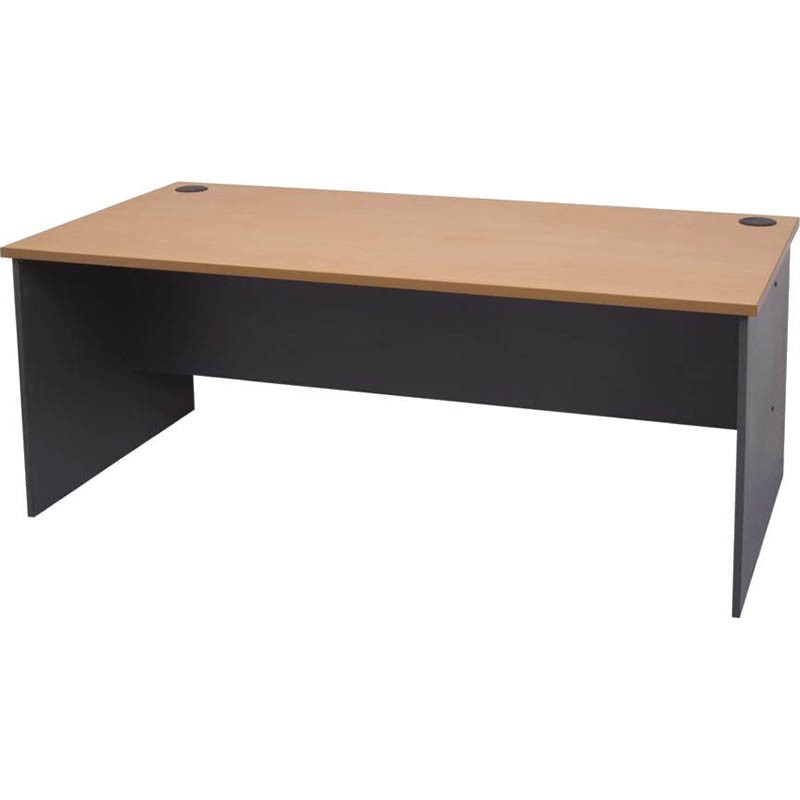 RAPID WORKER OPEN DESK 1800 X 900MM BEECHIRONSTONE