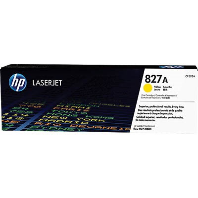 HP CF302A 827A TONER CARTRIDGE YELLOW