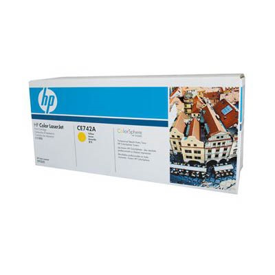 HP 307A CE742A TONER CARTRIDGE YELLOW