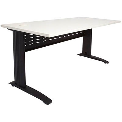 RAPID SPAN DESK METAL MODESTY PANEL 1500 X 700 X 730MM WHITEBLACK