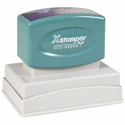 XSTAMPER N16 CUSTOM MADE PREINKED ADDRESS STAMP 39 X 64MM