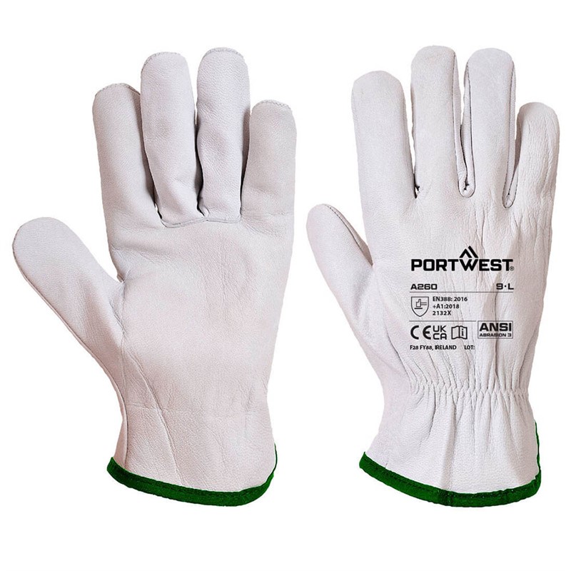 PORTWEST OVES DRIVER GLOVE MEDIUM GREY