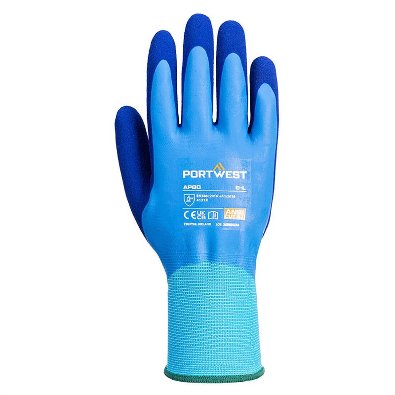 PORTWEST LIQUID PRO GLOVE SMALL BLUE