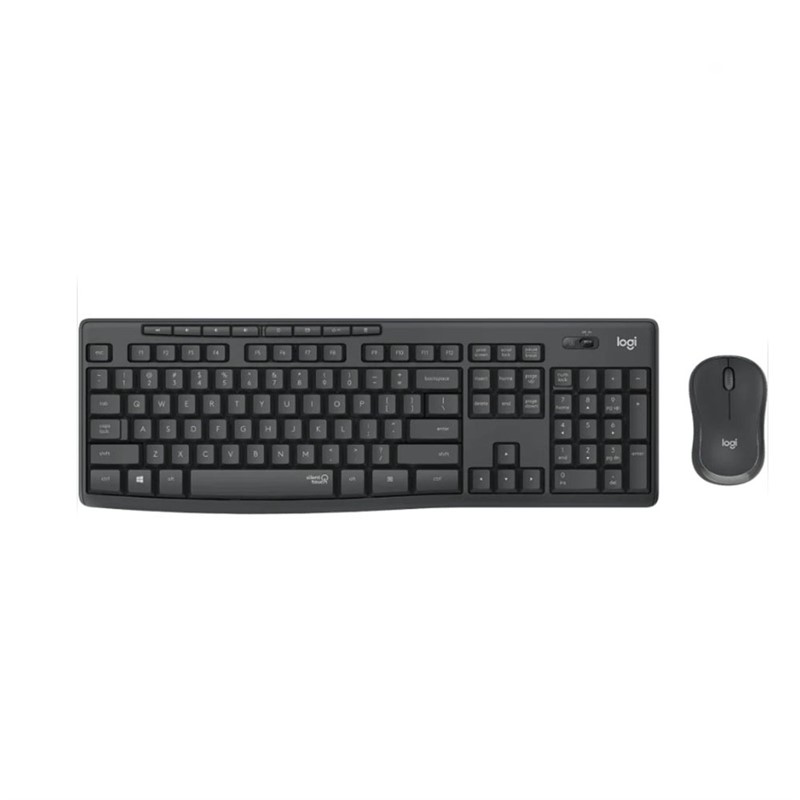 LOGITECH MK295 SILENT WIRELESS KEYBOARD AND MOUSE COMBO BLACK