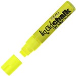 TEXTA LIQUID CHALK MARKER JUMBO DRY WIPE CHISEL 150MM YELLOW