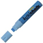 TEXTA LIQUID CHALK MARKER JUMBO DRY WIPE CHISEL 150MM BLUE