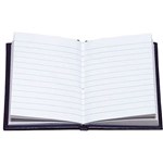 COLLINS NOTEBOOK CASEBOUND FEINT RULED 240 PAGE A5 BLUE