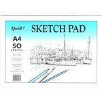 QUILL SKETCH PAD 110GSM 100 PAGE A4 WHITE