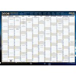 COLLINS WRITERAZE 10800 QC EXECUTIVE YEAR PLANNER LAMINATED ROLL UP 700 X 1000MM