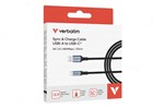 VERBATIM SYNC  CHARGE USBA TO CABLE 18W BLACK