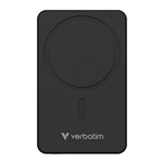 VERBATIM CHARGE N GO MAGNETIC WIRELESS POWER BANK 10000MAH BLACK