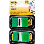 POSTIT 680GN2 FLAGS GREEN TWIN PACK 100