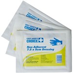 FIRST AIDERS CHOICE NONADHERENT DRESSINGS 75 X 100MM PACK 10