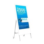MITSUMARU INDOOR MOBILE SIGNATE AFRAME 43INCHES WHITE