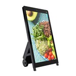 MITSUMARU IP55 HIGH BRIGHT MOBILE SIGNAGE AFRAME 43INCHES BLACK