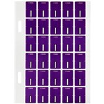 AVERY 44409 LATERAL FILE LABEL TOP TAB COLOUR CODE I 20 X 30MM PURPLE PACK 150