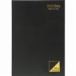 OFFICE NATIONAL 47ECPBKON DIARY WEEK TO VIEW A4 BLACK