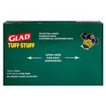 GLAD GARBAGE BAG TUFFSTUFF 7277L EXTRA LARGE