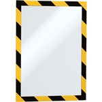 DURABLE DURAFRAME SECURITY FRAME A4 YELLOWBLACK PACK 2