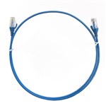 8WARE CAT6 ULTRA THIN SLIM CABLE 025M  25CM  BLUE COLOR PREMIUM RJ45 ETHERNET NETWORK LAN UTP PATCH CORD 26AWG FOR DATA