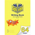 SPIRAX 161 WRITING BOOK 18MM DOTTED THIRDS 70GSM 64 PAGE 330 X 240MM FISH