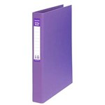 COLOURHIDE RING BINDER PE 2D 25MM A4 PURPLE