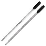 CROSS BALLPOINT REFILL 2pk MEDIUM BLACK