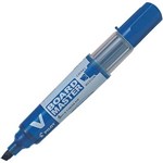 PILOT BEGREEN V BOARD MASTER WHITEBOARD MARKER CHISEL 60MM BLUE BOX 10