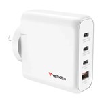 VERBATIM GAN WALL CHARGER 4 PORT 140W WHITE