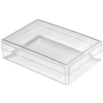 DEFLECTO BUSINESS CARD BOX 95 X 65 X 23MM CLEAR