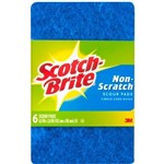 SCOTCHBRITE NONSCRATCH SCOURER PADS PACK 6