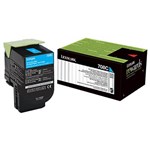 LEXMARK 70C80C0 708C TONER CARTRIDGE CYAN