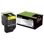 LEXMARK 70C80Y0 708Y TONER CARTRIDGE YELLOW