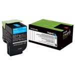 LEXMARK 70C8HC0 708HC TONER CARTRIDGE HIGH YIELD CYAN