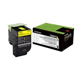 LEXMARK 70C8HY0 708HY TONER CARTRIDGE HIGH YIELD YELLOW