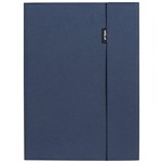 MARBIG PROFESSIONAL COMPENDIUM WITH PHONE STAND A4 NAVY BLUE