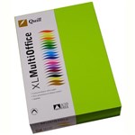QUILL XL MULTIOFFICE COLOURED A4 COPY PAPER 80GSM FLUORO GREEN PACK 500 SHEETS