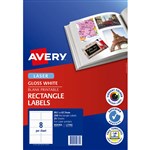 AVERY 959765 L7765 MULTIPURPOSE PHOTO QUALITY LABEL LASER 8UP GLOSS WHITE PACK 20