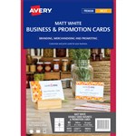 AVERY 980026 C32071 BUSINESS CARD 260GSM 85 X 54MM WHITE PACK 100 7029953
