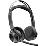 HP POLY VOYAGER FOCUS 2 MS TEAMS CERTIFIED USBCC HEADSET  USBCA ADAPTER BLACK