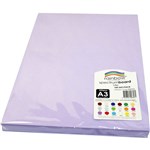 RAINBOW SPECTRUM BOARD 220GSM A3 LILAC PACK 100