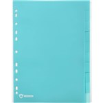 MARBIG PROFESSIONAL ANTIMICROBIAL DIVIDER PP 10TAB A4 BLUE