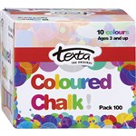 TEXTA CHALK DUSTLESS ASSORTED COLOURS PACK 100