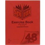 SPIRAX P118A EXERCISE BOOK 12MM RULED 70GSM 48 PAGE A5 RED