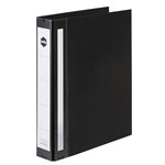 MARBIG ENVIRO WIDE CAPACITY RING BINDER PE 2D 38MM A4 BLACK