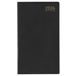 CUMBERLAND 63PBK SLIM POCKET DIARY VERTICLE WEEK TO VIEW A6 BLACK